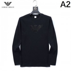 2024FW ARMANI アルマーニ きれいめな印象で着こなし 長袖Tシャツ