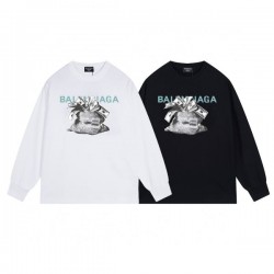 2024FW BALENCIAGA バレンシアガ 秋冬シーズン始動 長袖Tシャツ