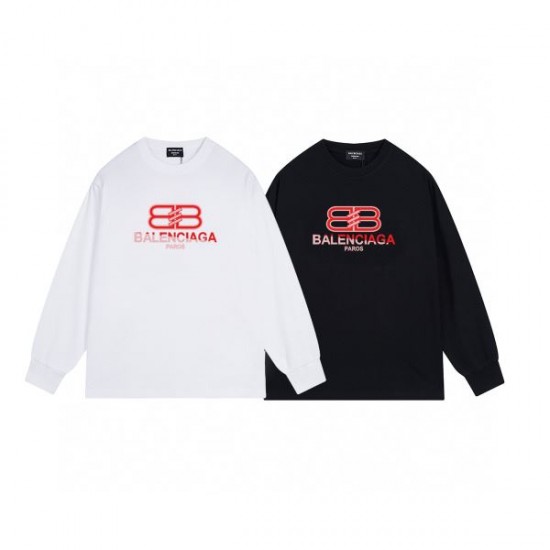 2024FW BALENCIAGA バレンシアガ ギフトにオススメ 長袖Tシャツ 2024FW BALENCIAGA バレンシアガ ギフトにオススメ 長袖Tシャツ