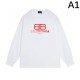 2024FW BALENCIAGA バレンシアガ ギフトにオススメ 長袖Tシャツ 2024FW BALENCIAGA バレンシアガ ギフトにオススメ 長袖Tシャツ