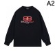 2024FW BALENCIAGA バレンシアガ ギフトにオススメ 長袖Tシャツ 2024FW BALENCIAGA バレンシアガ ギフトにオススメ 長袖Tシャツ