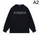 2024FW BALENCIAGA バレンシアガ お気に入りの上品 長袖Tシャツ 2024FW BALENCIAGA バレンシアガ お気に入りの上品 長袖Tシャツ