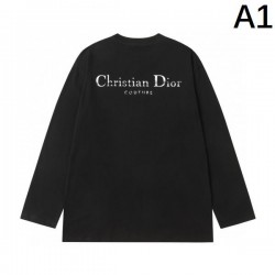 2024FW DIOR ディオール ストリートに溢れるウェア 長袖Tシャツ