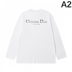 2024FW DIOR ディオール ストリートに溢れるウェア 長袖Tシャツ
