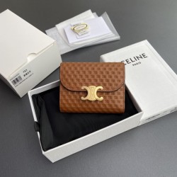 CELINE セリーヌ 2024FW 最新のトレンドを感じされる 三つ折り財布