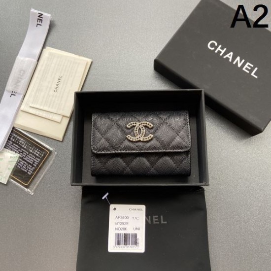 CHANEL シャネル 2024FW ファッションに新しい色 二つ折り財布 CHANEL シャネル 2024FW ファッションに新しい色 二つ折り財布
