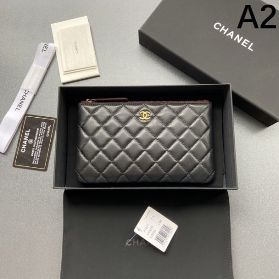 CHANEL シャネル 2024FW 抜群なブランドプリント 長財布