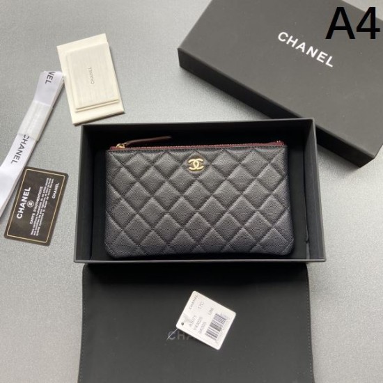 CHANEL シャネル 2024FW 抜群なブランドプリント 長財布