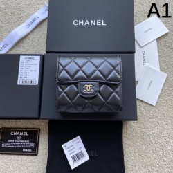 CHANEL シャネル 2024FW 素敵デザイン未入荷ブランド 三つ折り財布
