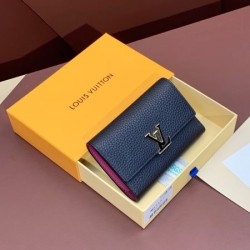 LOUIS VUITTON ルイヴィトン 2024FW 大人っぽい質感 三つ折り財布