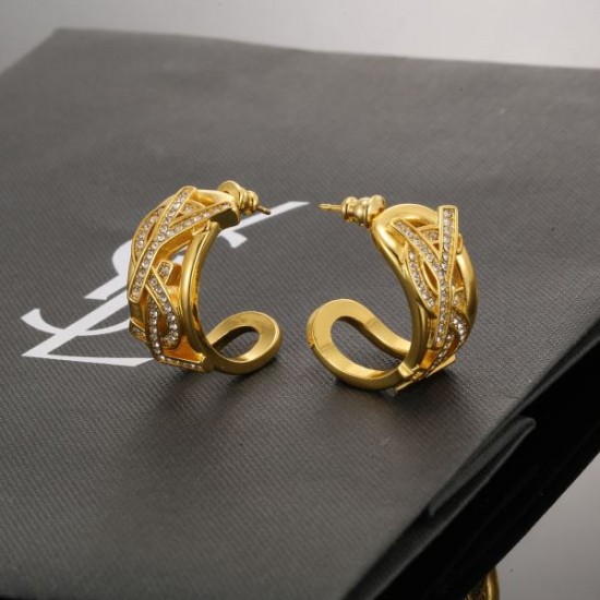 2025SS YSL イヴ サンローラン 抜群の人気を集め イヤリング