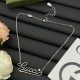 2025SS GUCCI グッチ 上品なカジュアルコーデに ネックレス 2025SS GUCCI グッチ 上品なカジュアルコーデに ネックレス