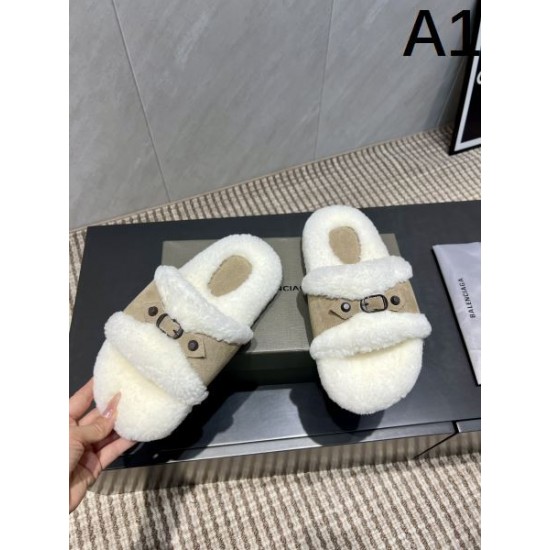 2025FW レディース ファースリッパ BALENCIAGA バレンシアガ 冬コーデを格上げする高品質レプリカ
