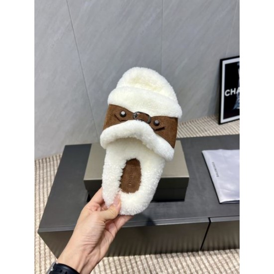 2025FW レディース ファースリッパ BALENCIAGA バレンシアガ 冬コーデを格上げする高品質レプリカ