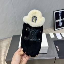 2025FW レディース ファースリッパ CELINE セリーヌ 美バランスで履き心地抜群の上品レプリカ