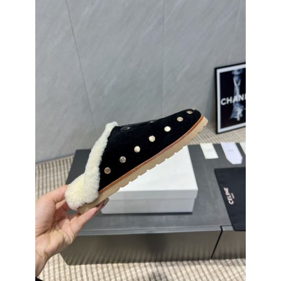 2025FW レディース ファースリッパ CELINE セリーヌ 美バランスで履き心地抜群の上品レプリカ