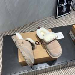 2025FW レディース ファースリッパ UGG アグ 海外限定入荷の高品質レプリカスリッパ