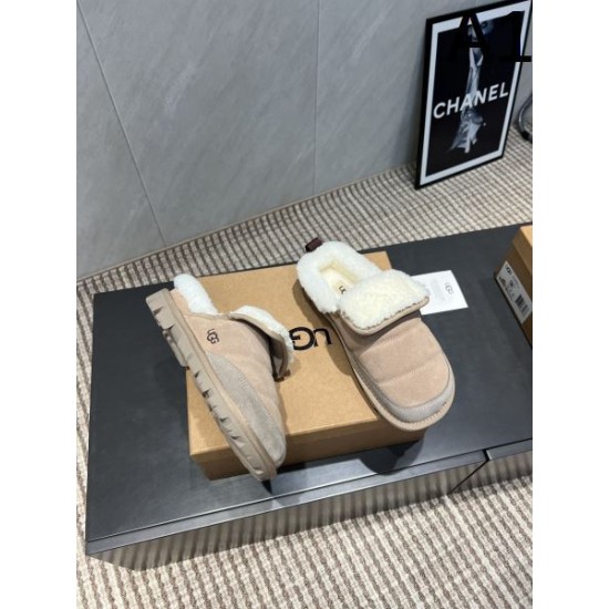 2025FW レディース ファースリッパ UGG アグ 海外限定入荷の高品質レプリカスリッパ