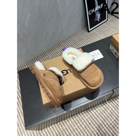 2025FW レディース ファースリッパ UGG アグ 海外限定入荷の高品質レプリカスリッパ