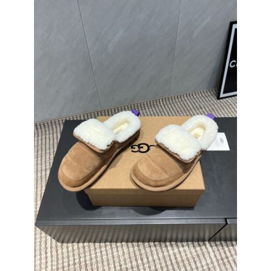 2025FW レディース ファースリッパ UGG アグ 海外限定入荷の高品質レプリカスリッパ