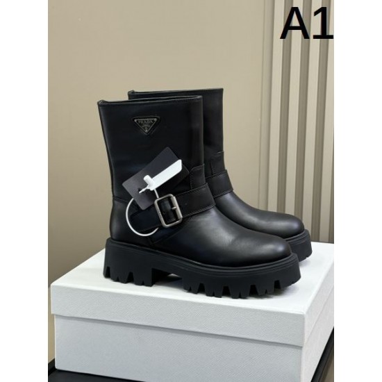 2025FW レディース ブーツ PRADA プラダ 一目置かれる秋冬最新トレンドブーツ