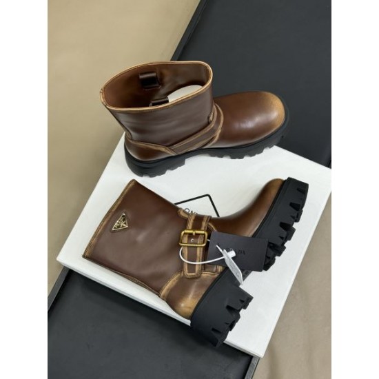 2025FW レディース ブーツ PRADA プラダ 一目置かれる秋冬最新トレンドブーツ