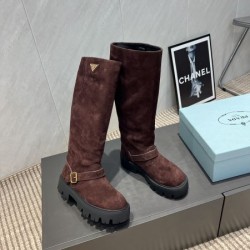 2025FW レディース ブーツ PRADA プラダ 大人の印象を放つ上品レプリカ