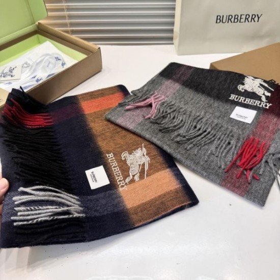 2025FW スカーフ BURBERRY バーバリー 冬ムードを華やかに演出する上品スカーフ
