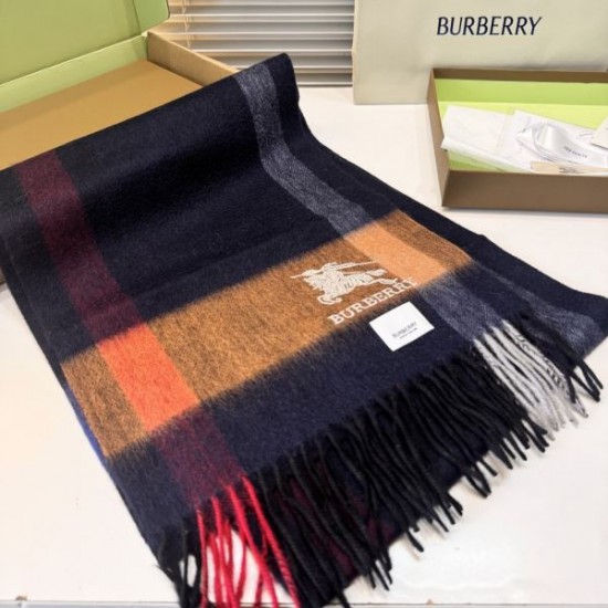 2025FW スカーフ BURBERRY バーバリー 冬ムードを華やかに演出する上品スカーフ