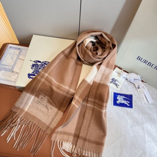 2025FW スカーフ BURBERRY バーバリー 万能に使えるベーシック＆エレガントな一枚