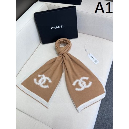 2025FW スカーフ CHANEL シャネル 秋冬コーデに映える爽やかな新作スカーフ
