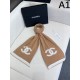 2025FW スカーフ CHANEL シャネル 秋冬コーデに映える爽やかな新作スカーフ