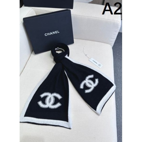 2025FW スカーフ CHANEL シャネル 秋冬コーデに映える爽やかな新作スカーフ