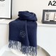 2025FW スカーフ LOEWE ロエベ 時代を超えて愛される冬の新作スカーフ