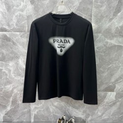 2025FW 長袖Tシャツ PRADA プラダ 人気モデル愛用の注目作