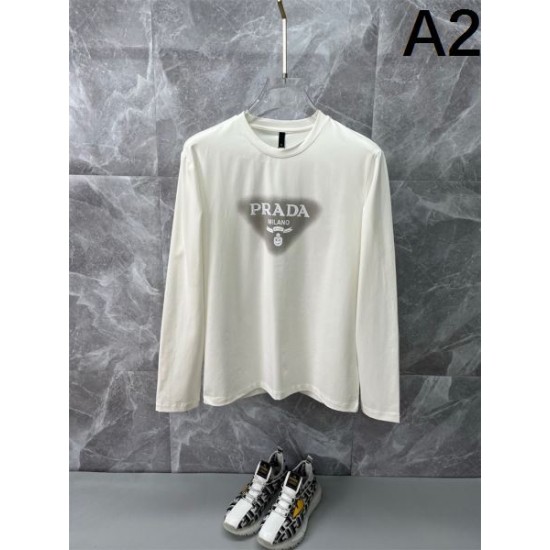 2025FW 長袖Tシャツ PRADA プラダ 人気モデル愛用の注目作
