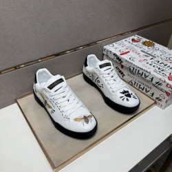 2025秋冬新作 DOLCE＆GABBANA ドルチェ＆ガッバーナ メンズ カジュアルシューズ 超人気 高級感あふれる一足