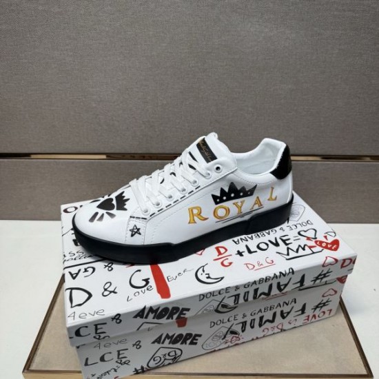2025秋冬新作 DOLCE＆GABBANA ドルチェ＆ガッバーナ メンズ カジュアルシューズ 超人気 高級感あふれる一足
