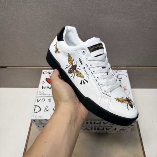 2025秋冬新作 DOLCE＆GABBANA ドルチェ＆ガッバーナ メンズ カジュアルシューズ 超人気 高級感あふれる一足