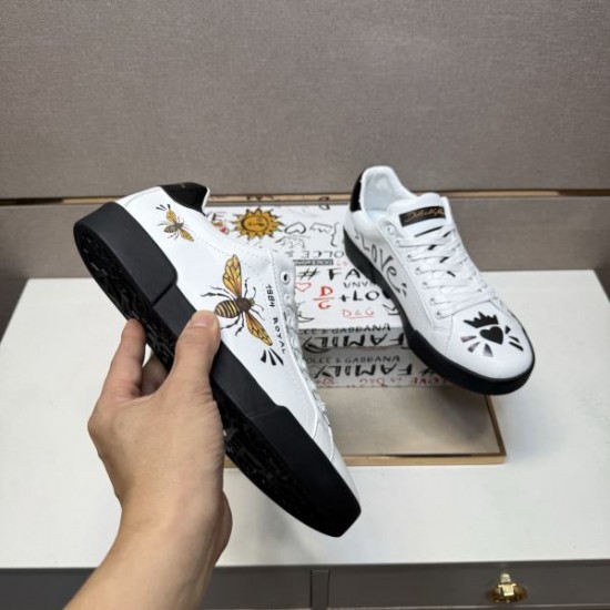 2025秋冬新作 DOLCE＆GABBANA ドルチェ＆ガッバーナ メンズ カジュアルシューズ 超人気 高級感あふれる一足