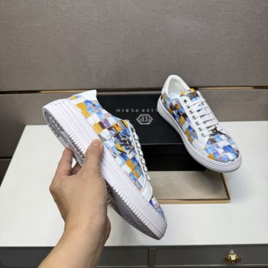 2025秋冬新作 PHILIPP PLEIN フィリッププレイン メンズ カジュアルシューズ 定番人気の最新コレクション