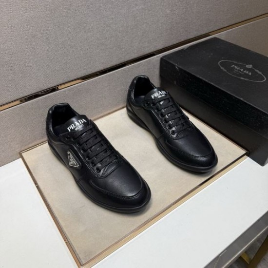 2025秋冬新作 PRADA プラダ メンズ カジュアルシューズ 定番モデルを求める方に最適