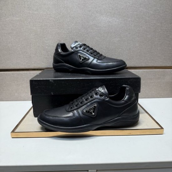 2025秋冬新作 PRADA プラダ メンズ カジュアルシューズ 定番モデルを求める方に最適