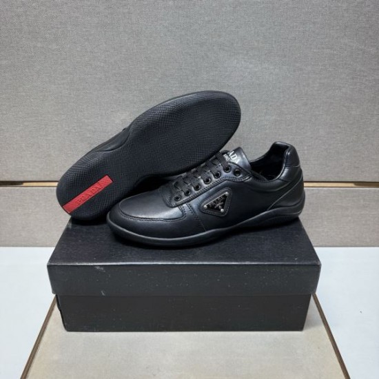 2025秋冬新作 PRADA プラダ メンズ カジュアルシューズ 定番モデルを求める方に最適