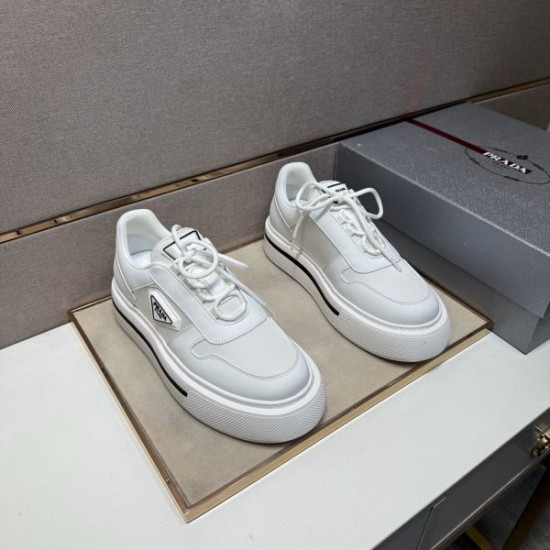 2025秋冬新作 PRADA プラダ メンズ カジュアルシューズ 絶対に手に入れたい限定モデル
