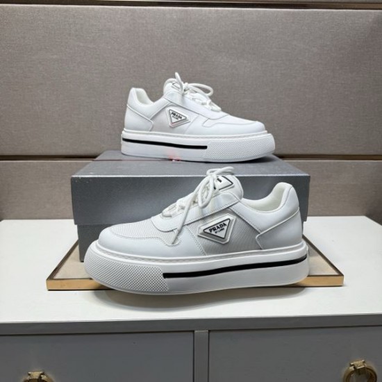 2025秋冬新作 PRADA プラダ メンズ カジュアルシューズ 絶対に手に入れたい限定モデル