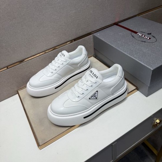 2025秋冬新作 PRADA プラダ メンズ カジュアルシューズ 新作完売続出の人気商品