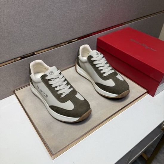 2025秋冬新作 FERRAGAMO サルヴァトーレ フェラガモ メンズ スニーカー 冬季限定の新作セール