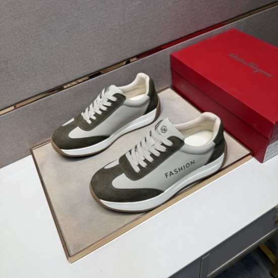 2025秋冬新作 FERRAGAMO サルヴァトーレ フェラガモ メンズ スニーカー 冬季限定の新作セール