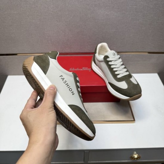 2025秋冬新作 FERRAGAMO サルヴァトーレ フェラガモ メンズ スニーカー 冬季限定の新作セール